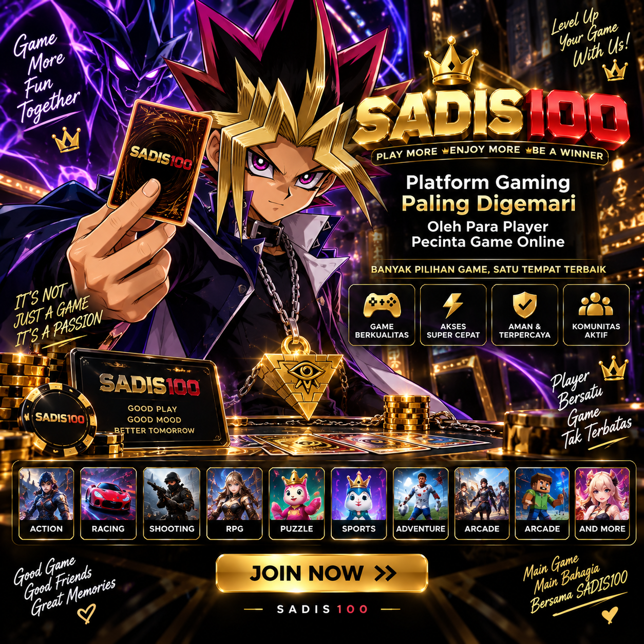 SADIS100 - Platform Gaming Paling Digemari Oleh Para Player Pecinta Game Online - WooCommerce eCommerce